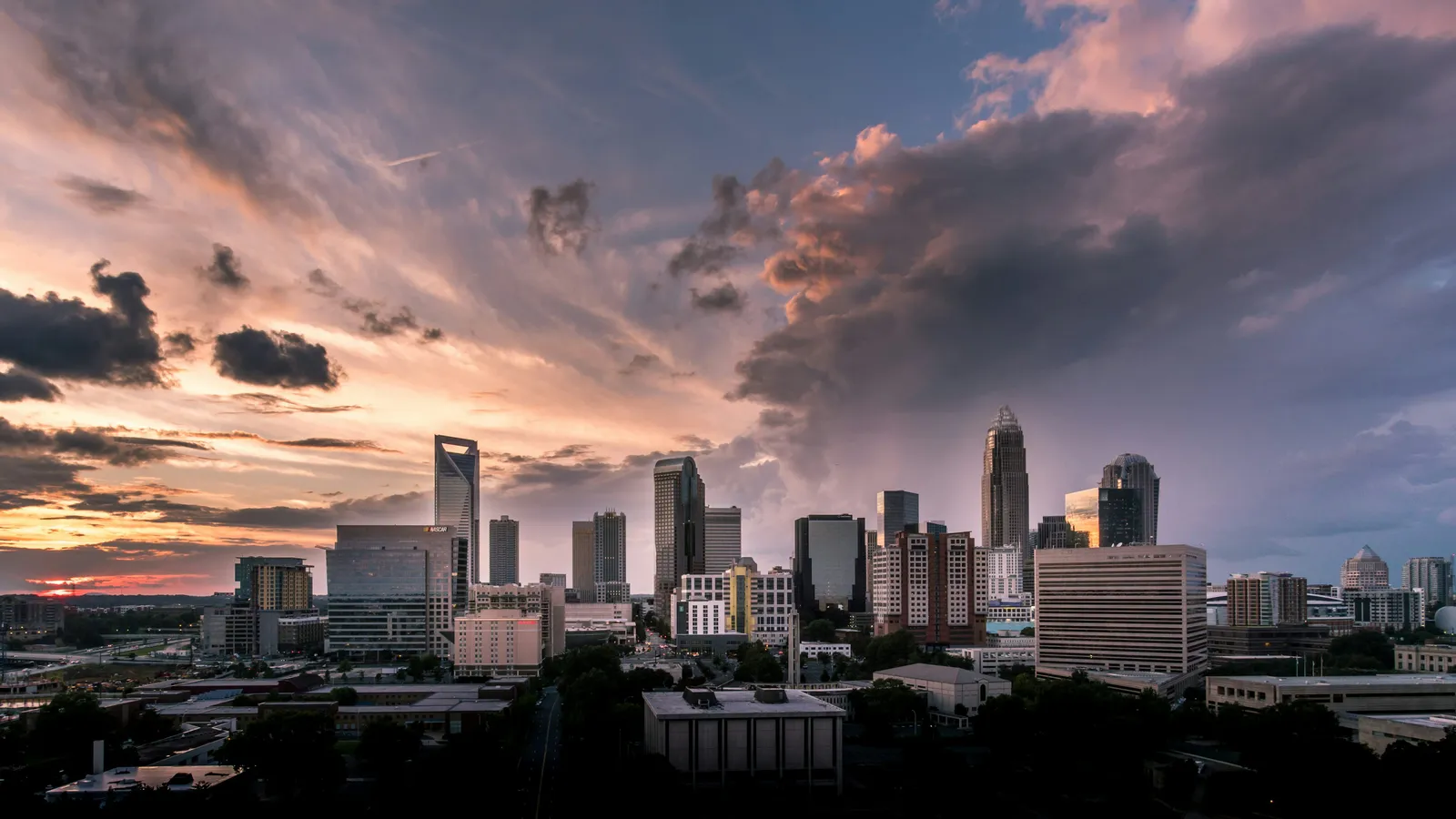 Charlotte Uptown skyline