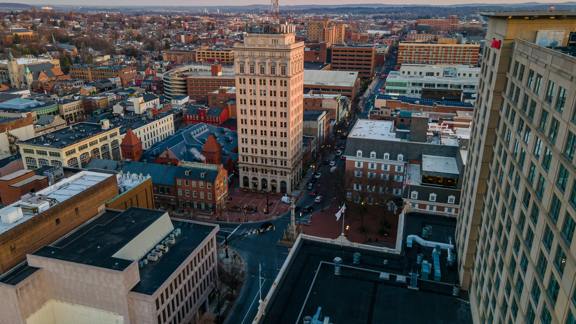Lancaster Central Market and historic downtown